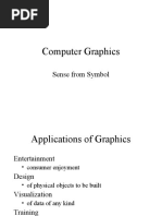 Computer Graphics: Sense From Symbol