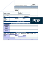 Formato de Ficha Tecnica de Maquina