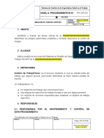 PRC-SST-020 Procedimiento Analisis de Tareas Criticas