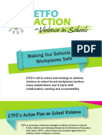 ETFO Action on Violence in Schools