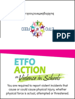 ETFO Health and Safety Wallet Card