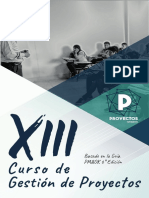 Brochure XIII Curso de Gestión de Proyectos PDF