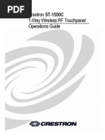 Download crestron st-1550c by Jay Langdon SN45310202 doc pdf