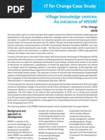 Download Village knowledge centres An initiative of MSSRF by IT for Change SN45310241 doc pdf