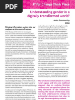 Download Understanding Gender in a Digitally Transformed World by IT for Change SN45310261 doc pdf