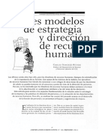 Modelos de Estrategia y Direccion de Recursos Humanos PDF