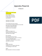 Poesia Pizarnik, Vilariño, Peri Rossi
