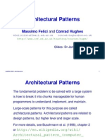 Architectural Patterns: Massimo Felici Conrad Hughes