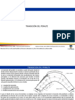 Transicion de Peralte, Curva Espiral, Diseño en Perfil y Secciones