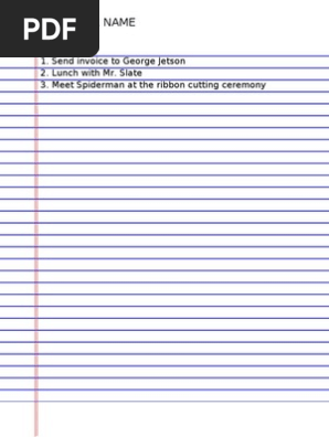 Ruled Paper