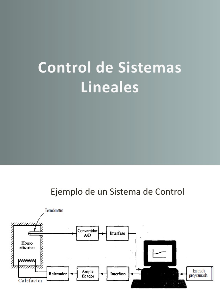 Control de Sistemas Lineales PDF