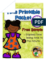 TellingTimeandElapsedTimeFreeSample PDF