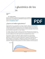 El Índice Glucémico de Los Alimentos