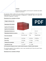 Dimensiones de Un Contenedor Estándar