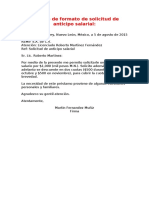 Carta e Informe