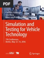 Simulation and Testing For Vehicle Technology - 7th Conference, Berlin, May 12-13, 2016 PDF