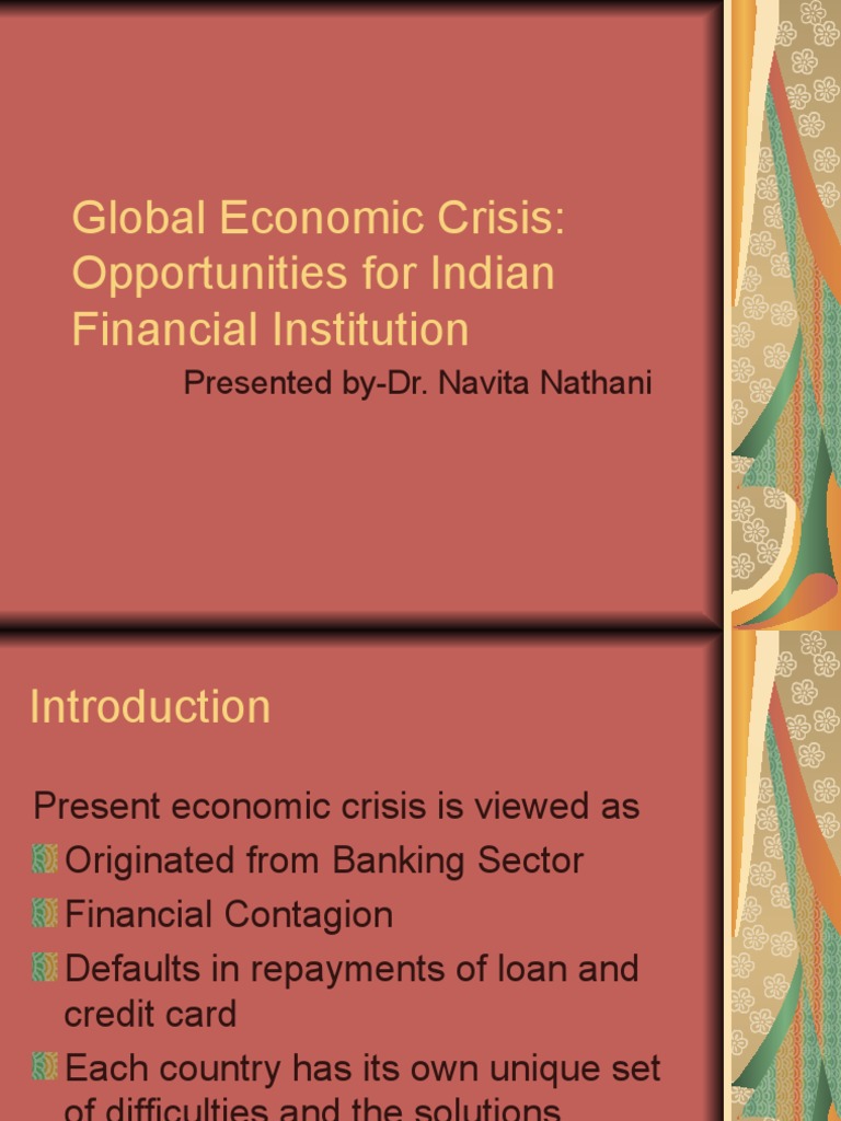 Global Economic Crisis | PDF