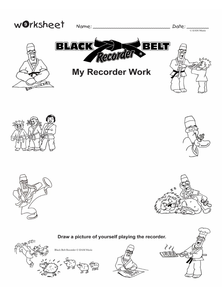 Black Belt Recorder Book 1 PDF