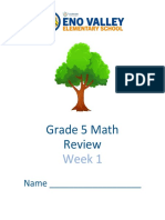 Math Packet Week 1