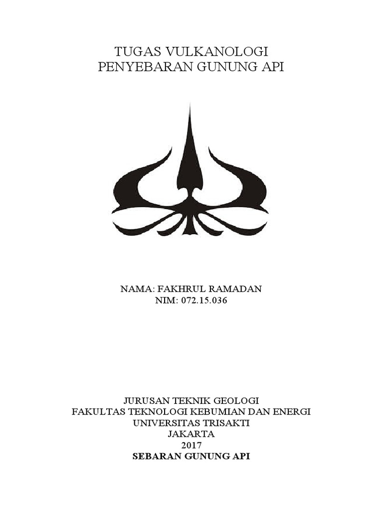 Sebaran Gunung Api Aktif di Indonesia | PDF