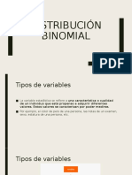 Distribución Binomial