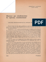 Antille-Razones Que Fundamentan La Reforma Constitucional