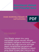 Ilmu Akuntansi Dalam Perspektif Filsafat Ilmu