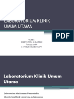 Perencanaan Pembangunan Laboratorium Klinik Umum Utama