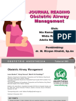 Journal Reading Obstetric Airway Management