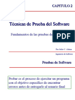 Tecnicas de Pruebas Del Software