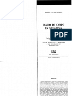 Malinowski B. - Diario de Campo en Melanesia (Extracto) PDF