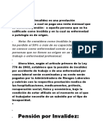 Invalidez Pension