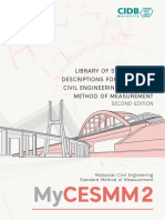 Library of Standard BQ Descriptions for Malaysian Civil Engineering S