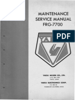 FRG-7700 Manual de Servicio-Receptor Yaesu PDF