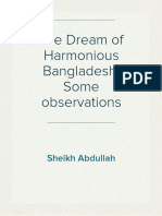 The Dream of Harmonious Bangladesh