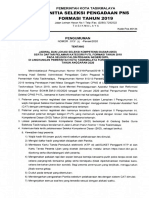 Pengumuman Pembagian Jadwal SKD CPNS Kota Tasikmalaya PDF