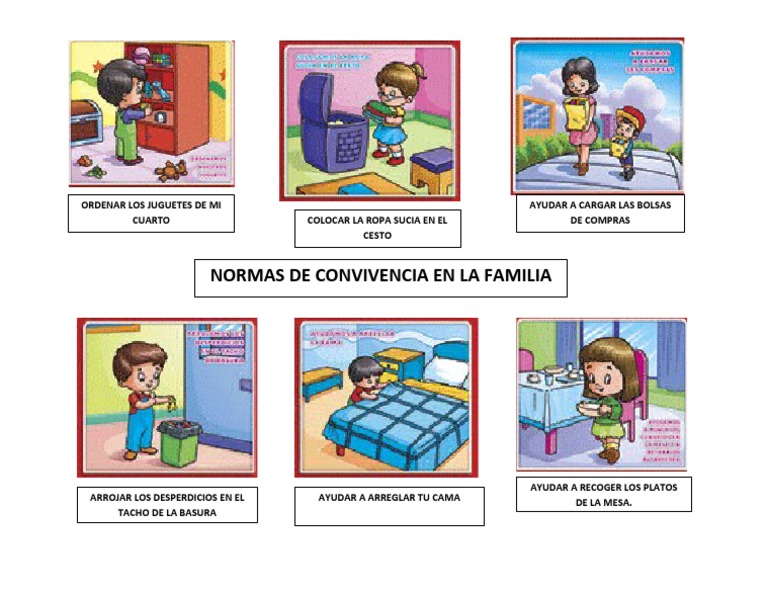 Normas de Convivencia en El Hogar | PDF