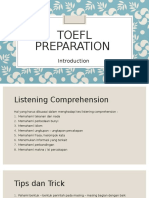 Introduction in TOEFL Test Lesson