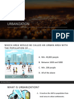 URBANIZATION