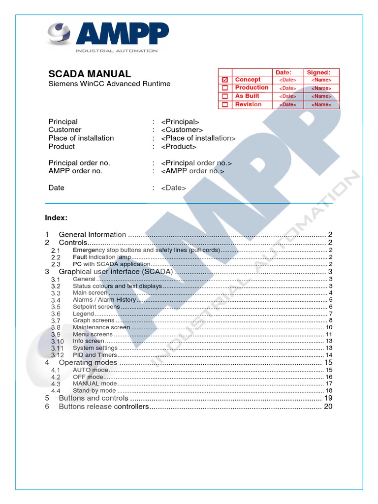 SCADA Manual for Siemens WinCC | PDF | Scada | Systems Engineering