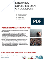 Dinamika Antroposfer Dan Kependudukan