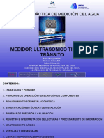 5.1.2 Medidor Ultrasónico Tiempo de Tránsito