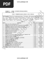 CS8651 QB Internet Programming PDF