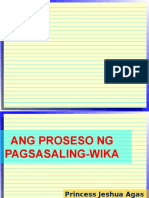 Ang Proseso NG Pagsasaling-Wika