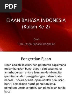 02 Ejaan Bahasa Indonesia