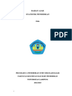 Statistik Pendidikan KIP PGSD