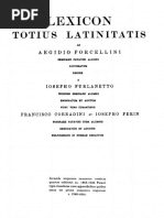 Forcellini 4B Aeg, Lexicon Totius Latinitatis Vol 4b T-Z ...
