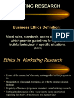 Marketing Research: Business Ethics Definition