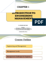 Chap1 Introduction To Engineering Management - 1 - Rma PDF