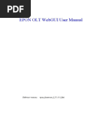 GL-E8604T - EPON-OLT WEB User Manual